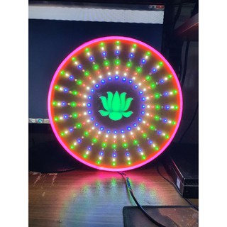 Đèn Hào Quang Led Mica Siêu Sáng ( Hình vạn - Hình sen )