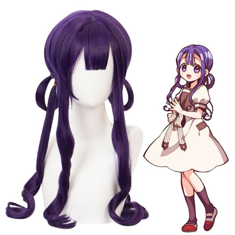 [sẵn] Wig/tóc giả cosplay Akane Aoi - Jinbaku shounen hanako-kun màu tím [Miu Cosplay]