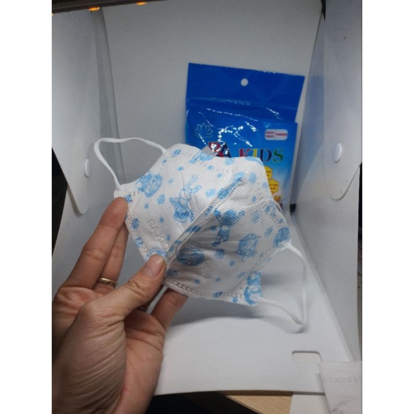 Túi 10 chiếc khẩu trang y tế 6D Mask Trẻ em từ 2- 8 tuổi