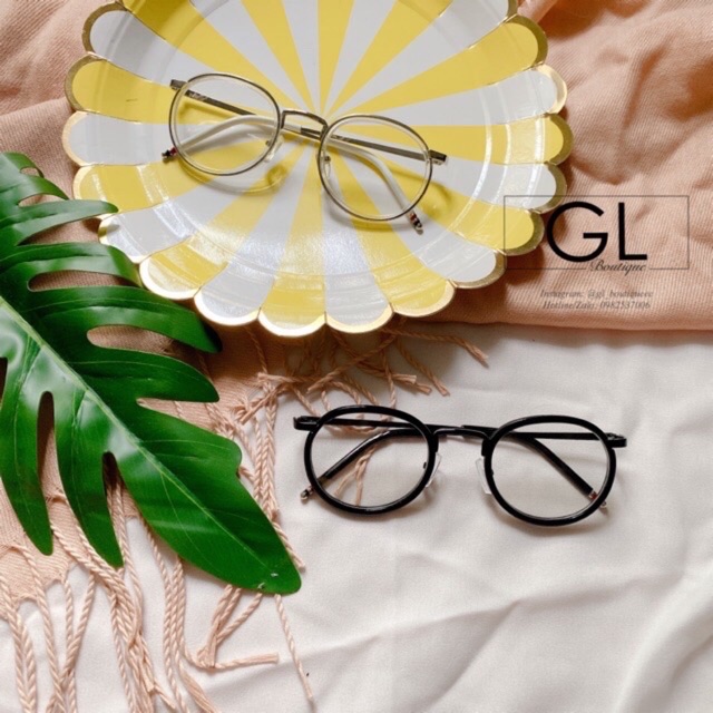 Kính bầu form nhỏ kim loại vintage thời trang