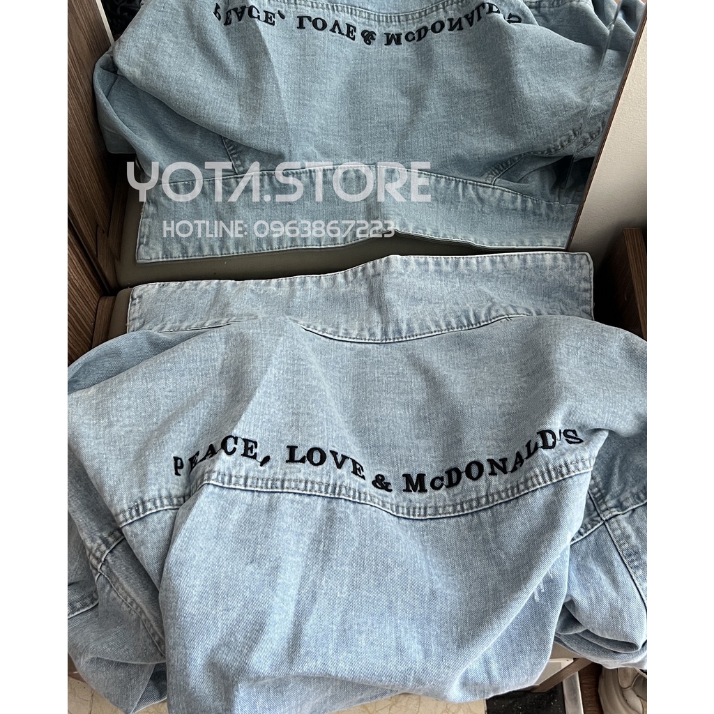 Áo khoác jeans form rộng - KB05