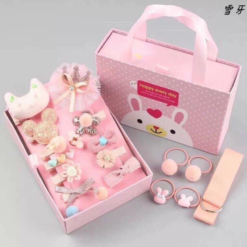 Hộp buộc tóc cho bé gái (full box)