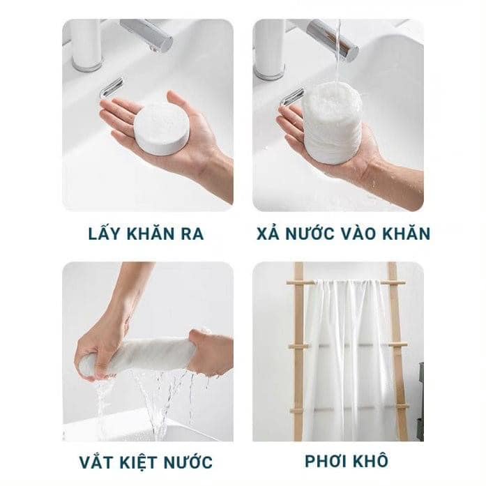 Khăn tắm viên nén, dùng một lần, đi du lịch bằng cotton  70*140 cm tiện lợi đễ sử dụng