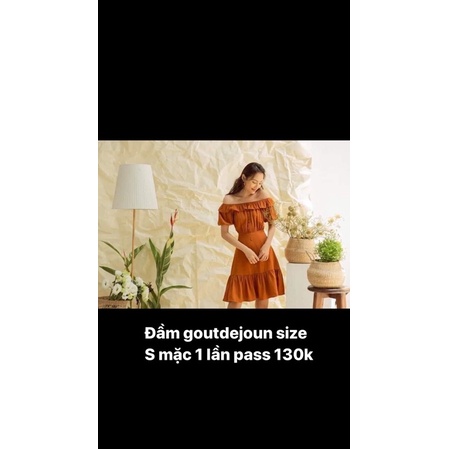 Đầm trễ vai Goutdejun size S