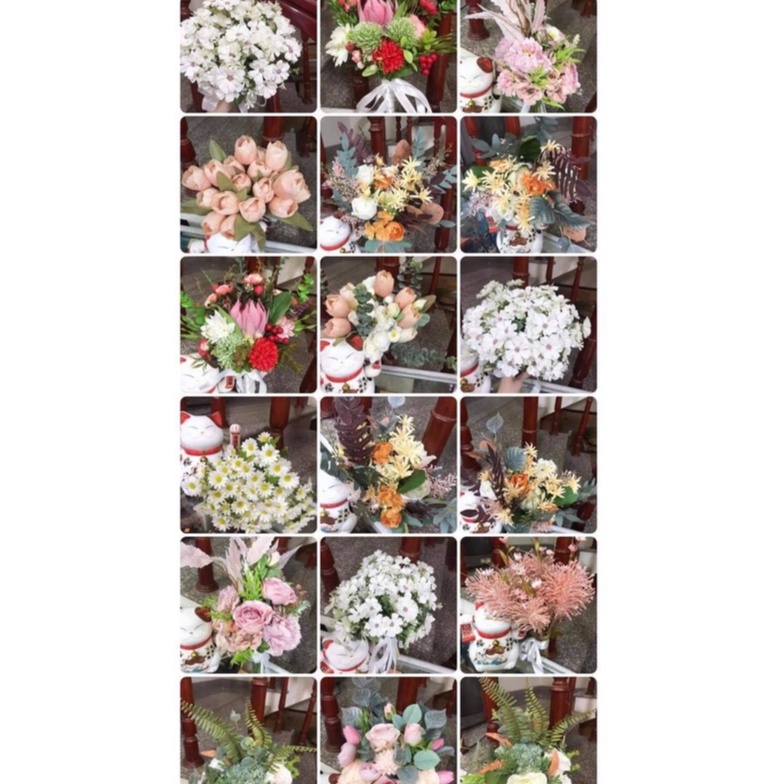 10 mẫu-Hoa cầm tay cô dâu lụa cao cấp phối màu siêu đẹp- Mẫu mã đa dạng chụp ảnh cực chất