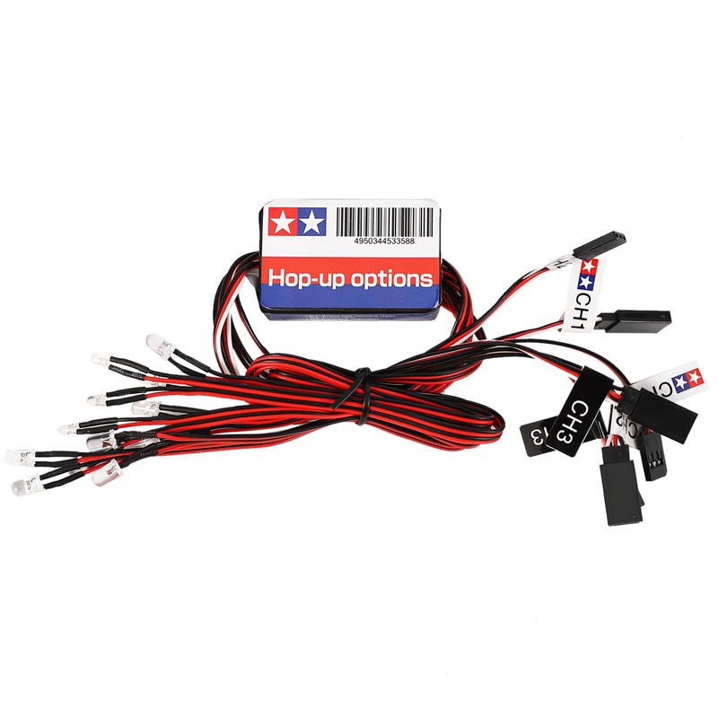 Bộ 12 Đèn Led Cho Xe Hơi Điều Khiển Từ Xa 1 / 10 Scale Els Rc Car Yokomo Tamiya Hsp Hpi Axial Rc4Wd