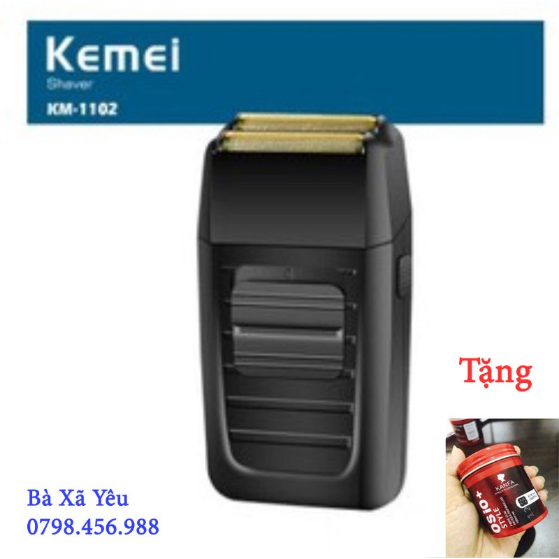 Máy cạo khô kemei KM-1102