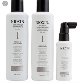 Bộ dầu gội chống rụng tóc Nioxin Trialkit số 1 - 150ml