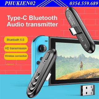 Bộ Chuyển Đổi Bluetooth Không Dây jack Type C / Usb Hỗ Trợ Cho Switch / Ps4