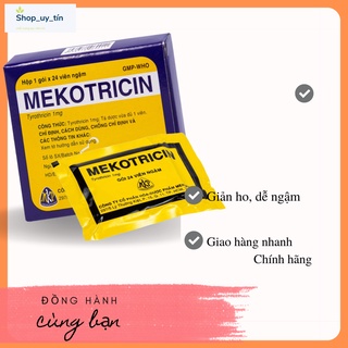 Viên ngậm mekotricin - hộp 24 viên