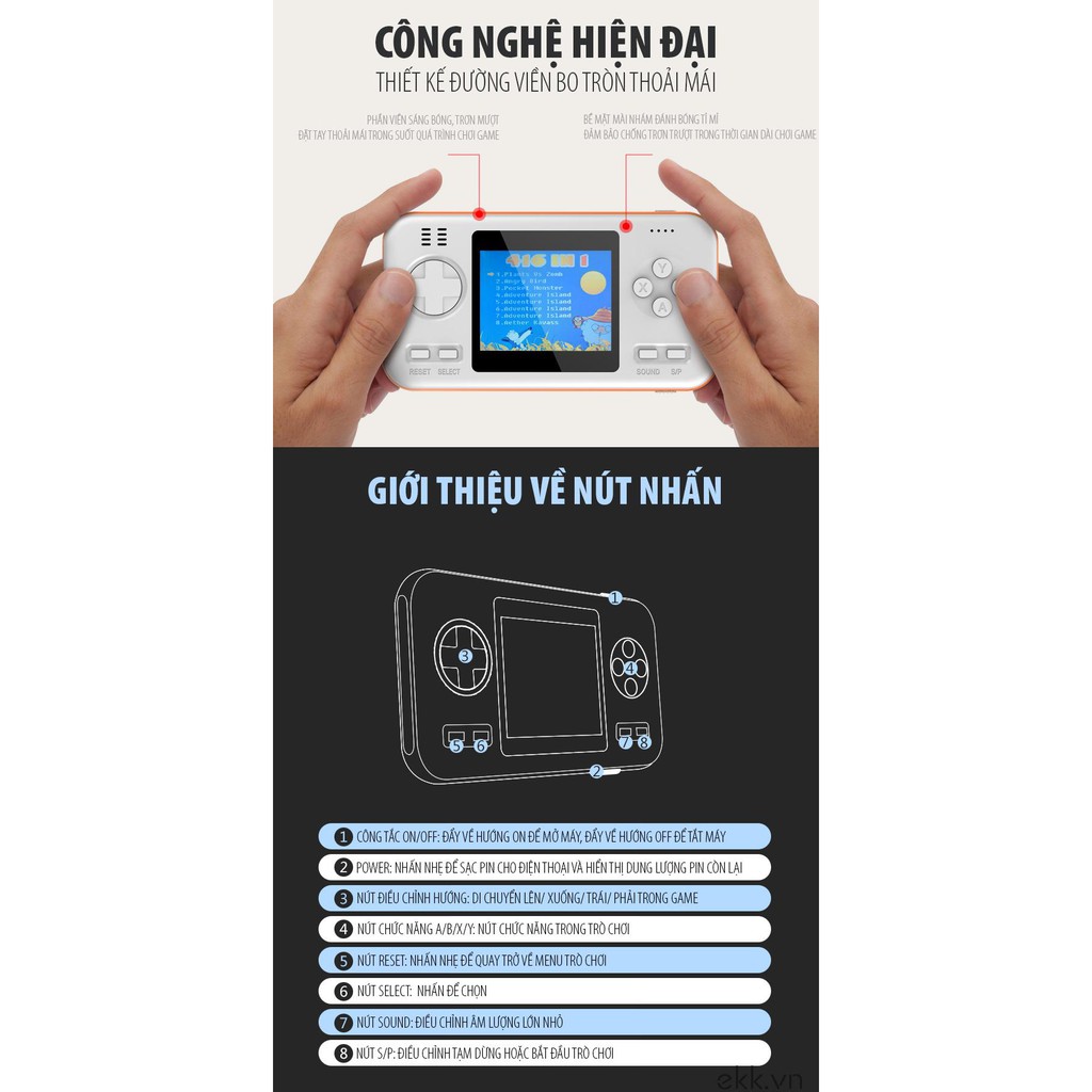 Sạc Dự Phòng Kèm Máy Chơi Game - Home and Garden