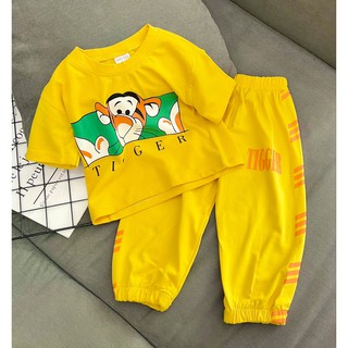 Bộ croptop bé gái size đại 21-35kg