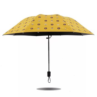 Ô dù gấp gọn hình gấu Brown KB88