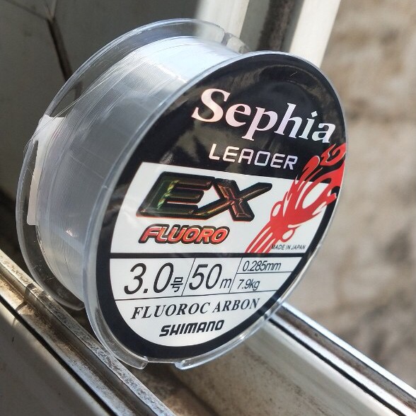 Cước câu cá shimano sephia leader EX fluoro 50m