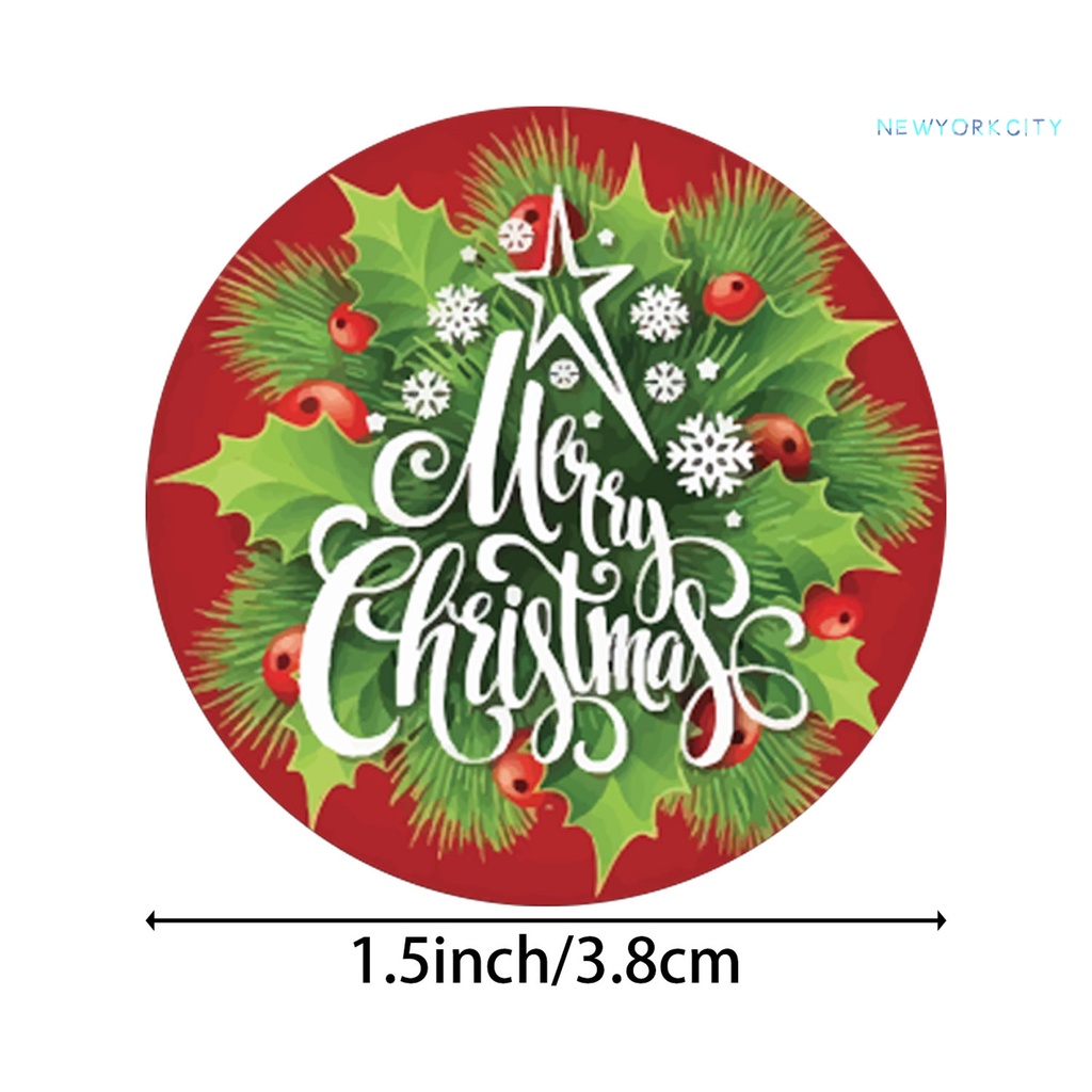 Cuộn 500 Nhãn Dán Giấy Kraft Màu Sắc Tươi Sáng Dùng Trang Trí Sổ Tay DIY