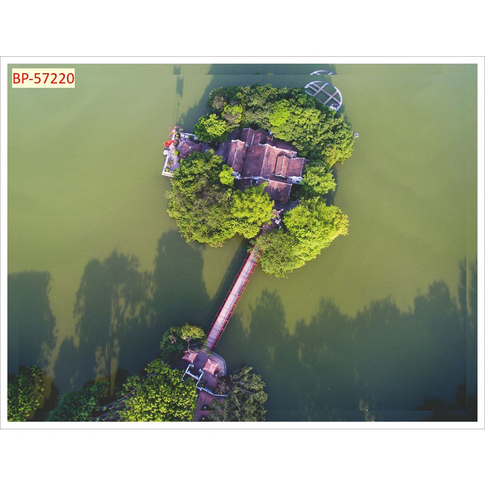 Tranh dán tường tổng hợp địa danh Việt Nam 3D in theo kích thước yêu cầu – Không giới hạn kích thước.