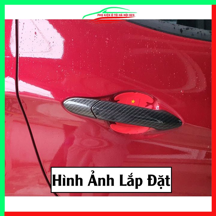 Ốp tay hõm Fadil 2019-2023 vân Carbon chống trầy bảo vệ cửa xe ô tô