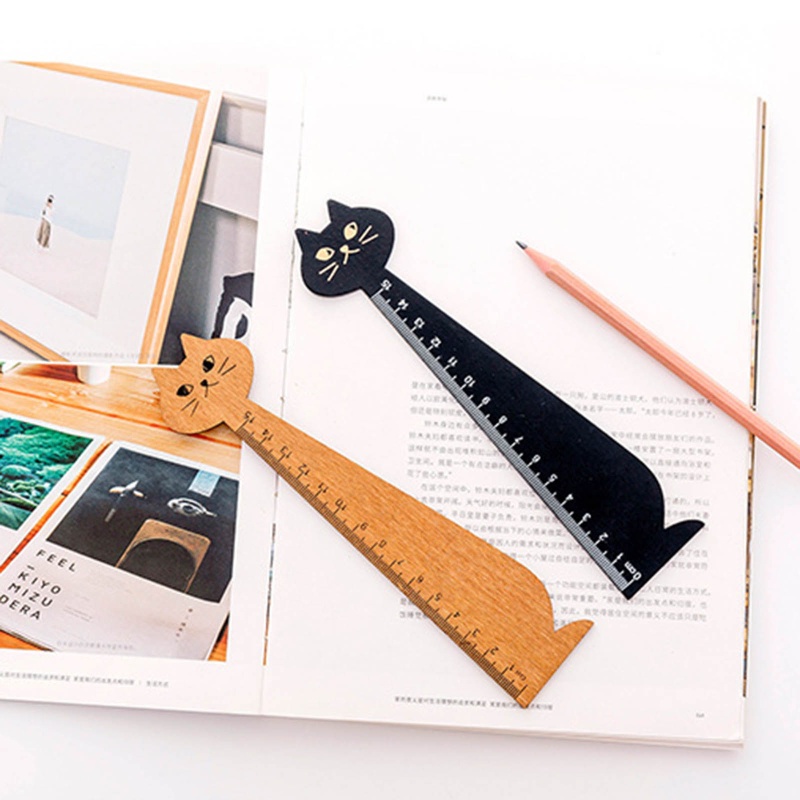 Thước Gỗ Đo Lường 0-15cm Tiện Dụng Cho Học Sinh
