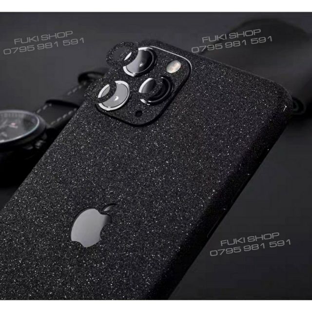 [IPHONE]Tấm dán skin FULL Màu Black Diamond Matte Dành cho 5 6 7 8 6plus 7plus 8plus X XR XSMAX 11 PRO MAX 12 PRO MAX