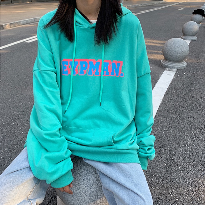 NRVP Áo Hoodie Dáng Rộng Thời Trang Hàn Quốc 2022 Dành Cho Nữ