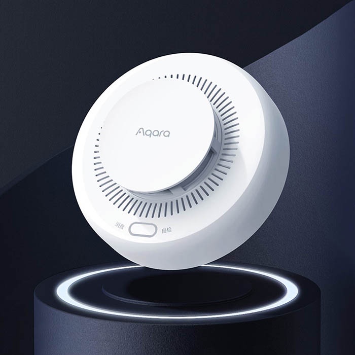 Cảm biến khói Aqara, cảm biến khí Gas Aqara sử dụng độc lập hoặc kết nối bộ trung tâm, App Mi Home/Aqara Home