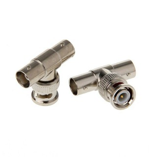 Jack BNC chữ T 1 đực 2 cái