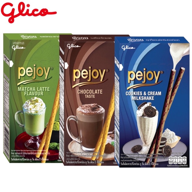 Bánh Que PEJOY Nhân Kem Choco Mint/Vị Cookies & Cream 39G