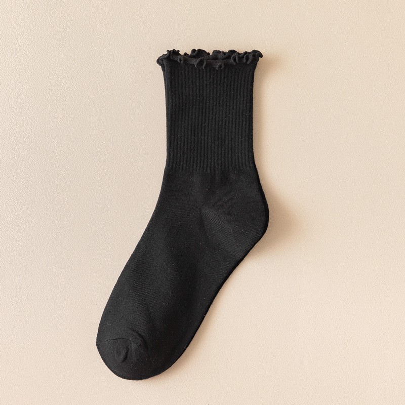 Đôi vớ cotton mềm mại thoáng khí thời trang Hàn Quốc cho nữ