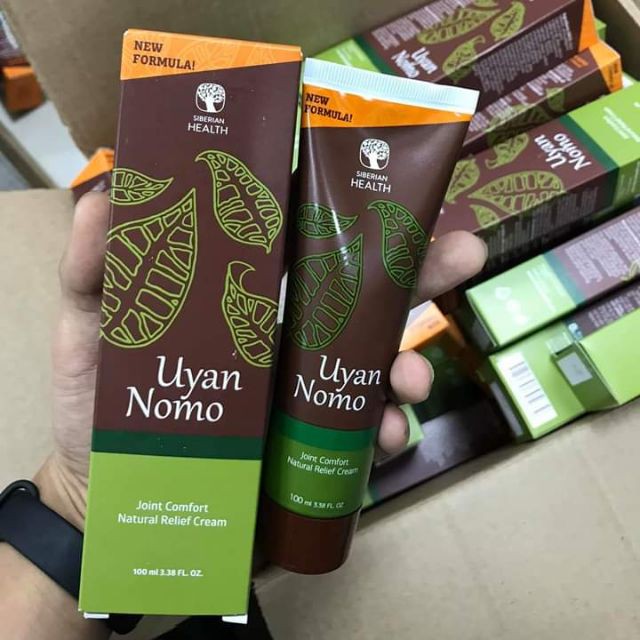 Kem xoa Siberian Uyan Nomo Joint Comfort Natural Relief Cream, Hỗ trợ giảm đau khớp - tuýt 10ml