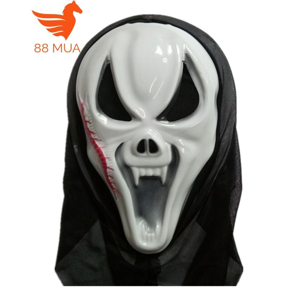 mặt nạ halloween Scream Sát nhân giấu mặt-k28  shop bansigudetama