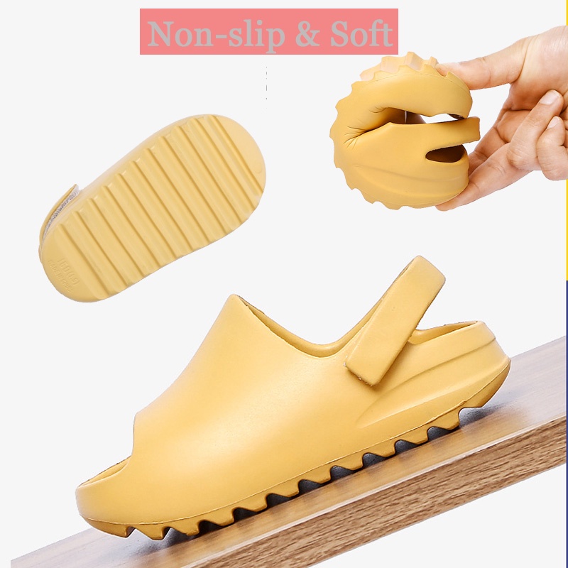 Xăng đan Nhựa EVA Siêu Nhẹ Chống Trượt Hở Mũi Size 130-190 Thời Trang Đi Biển Mùa Hè Cho Bé Trai Và Gái