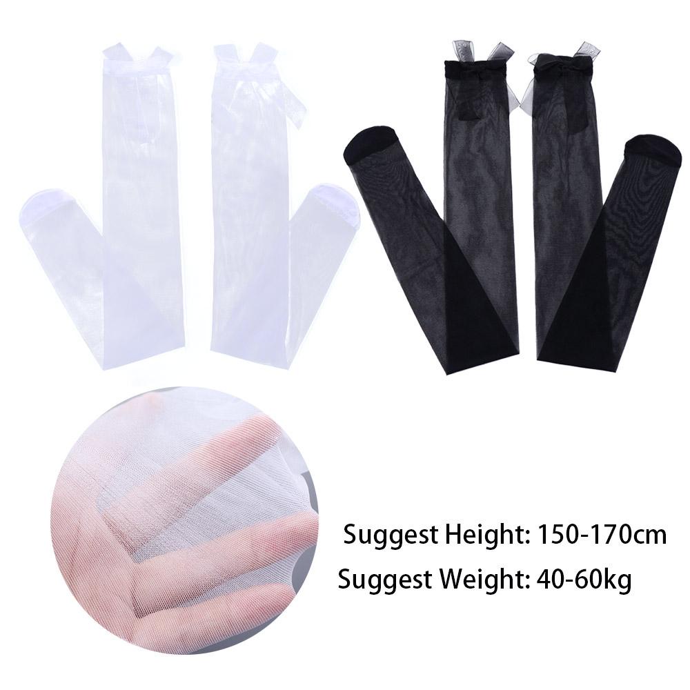 Quần Tất Mỏng Không Đường May Đính Nơ Dễ Thương Cho Nữ