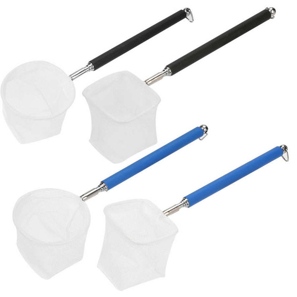 Vợt Lưới Bắt Cá Làm Từ Thép Không Gỉ Có Thể Thu Gọn Tiện Lợi Cao Cấp 18-53cm