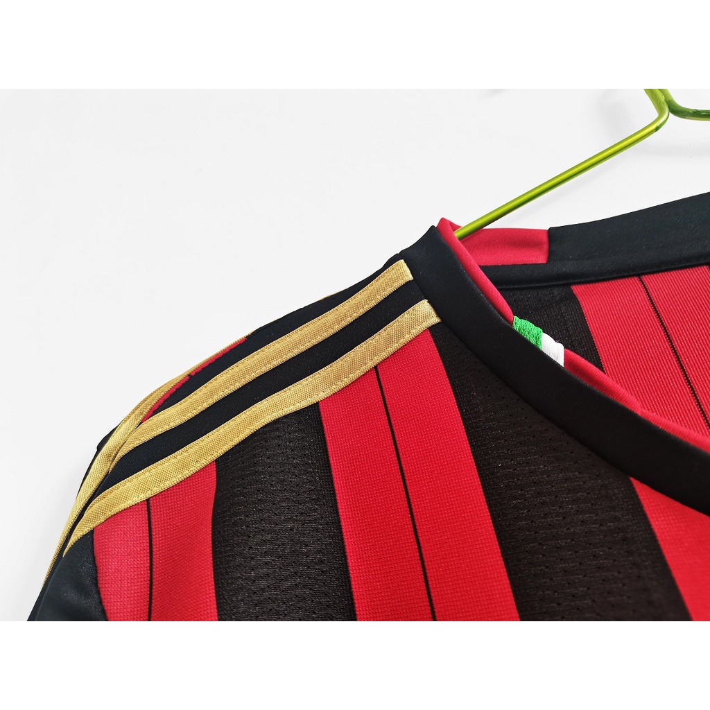 Áo Bóng Đá Dài Tay Đội Tuyển Ac Milan Mùa Giải 13 14 SHort / Milan KAKA Ronaldo