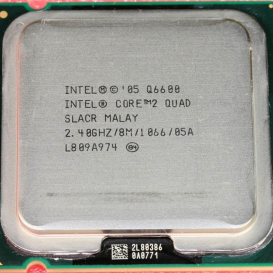 Cpu # Q6600 chip cho máy tinh bàn Q6600 Q8300 Q8200 Q6700 chip 4 nhân Q6700