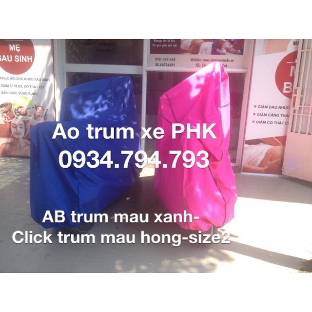 Bạt phủ xe số vải dù Phúc Thịnh phkshop.com