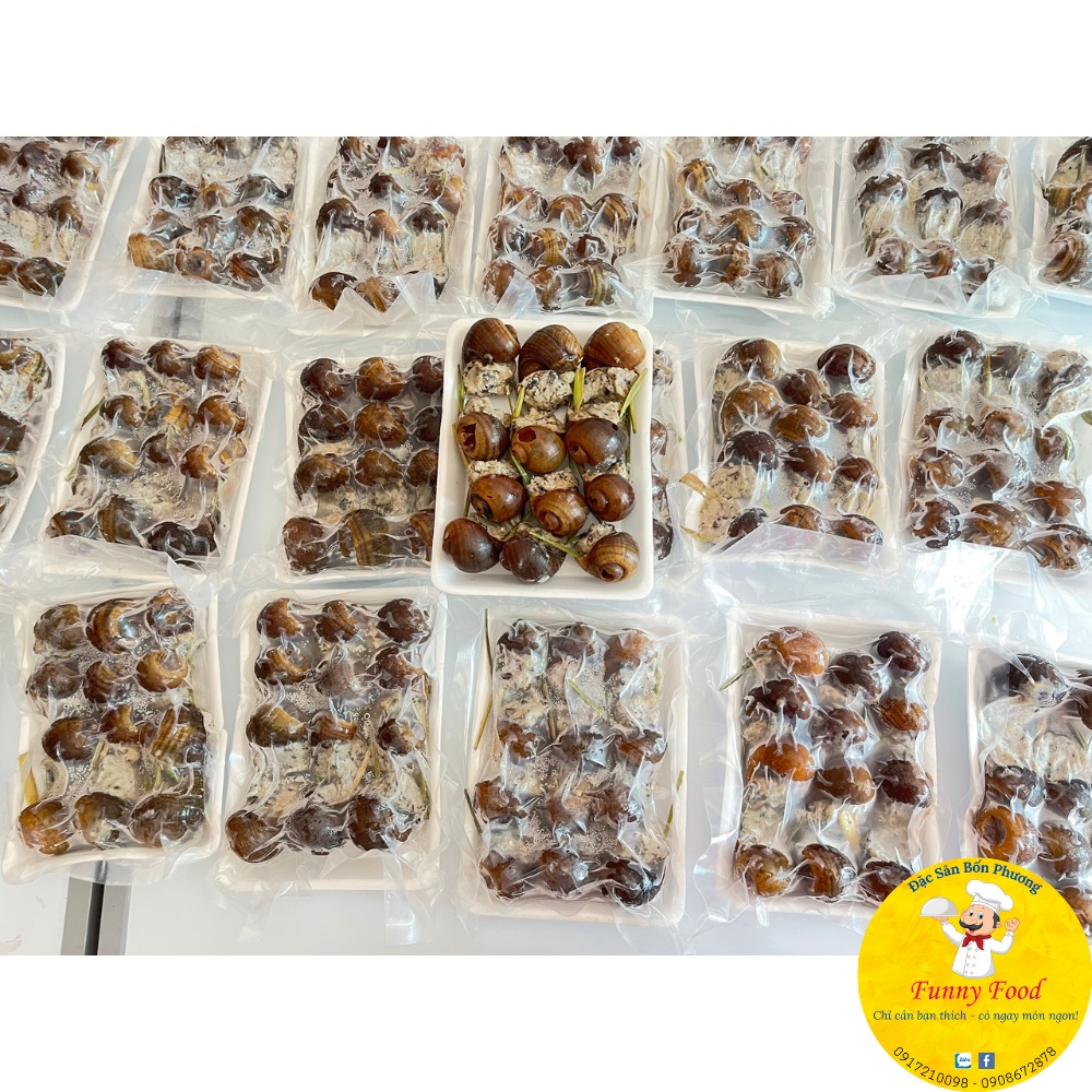 Ốc Bưu Nhồi Thịt [12con/khay] – Ốc Bưu Ngon – [Ship Hỏa Tốc HCM] – Funnyfood