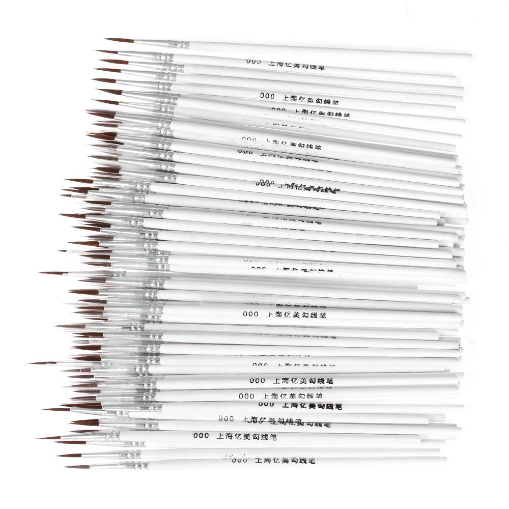 UUMIR Bộ 10 cây cọ mảnh dài 16cm dùng để vẽ tranh