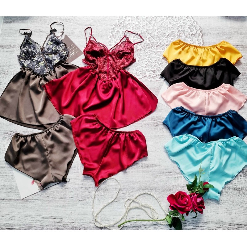 Váy ngủ sexy nữ  Freeship  Váy ngủ sexy nữ gợi cảm phối ren mềm siêu quyến rũ Freesize dưới 60kg | BigBuy360 - bigbuy360.vn