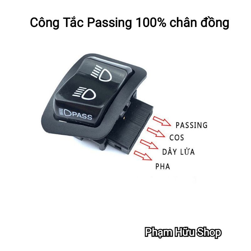 [Giá 1 cái] Công tắc Passing SH - Lắp cho tất cả dòng Xe Honda