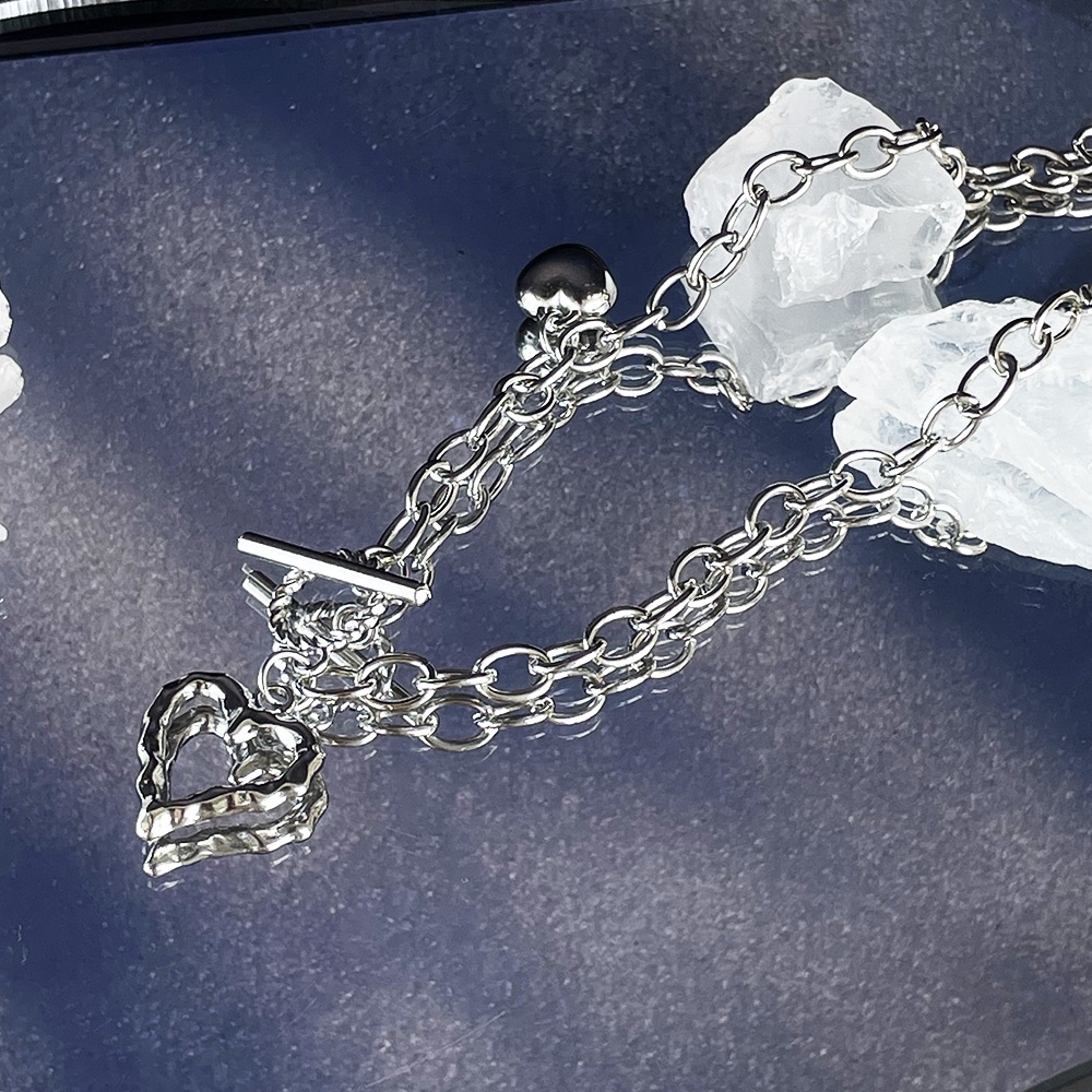 Vòng cổ Hình Trái Tim Phong Cách Âu Mỹ Thời Trang Cho Nữ