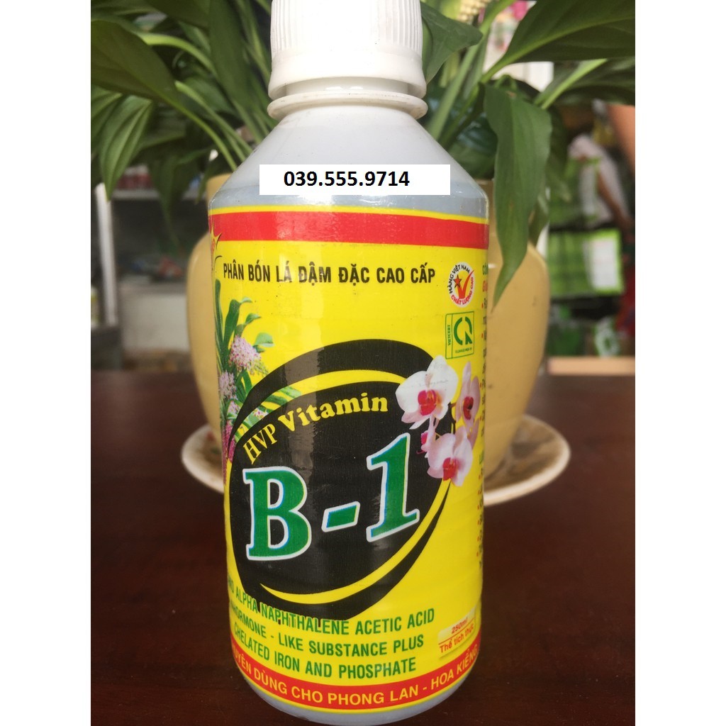 Phân bón lá đậm đặc cao cấp HVP Vitamin B-1 cho Lan 100ml ( B1 Việt Nam Cao Cấp )