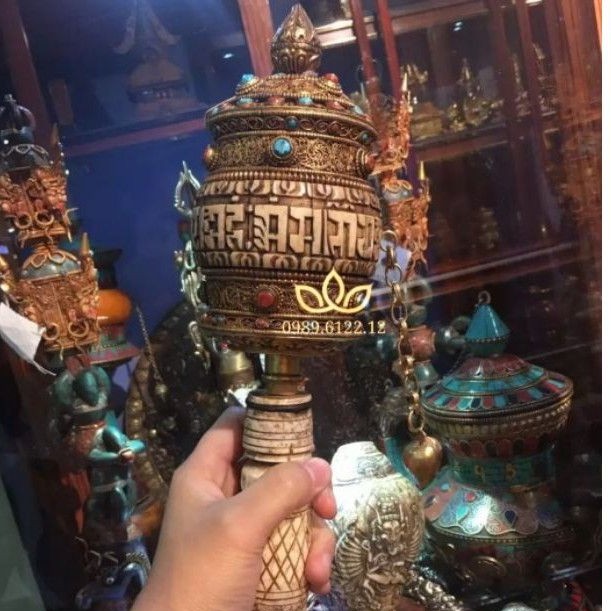 Kinh luân quay tay pháp bảo mật pháp thủ công Nepal