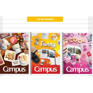 Vở CAMPUS kẻ ngang 80, 120, 200 tr GIFT, tập kẻ ngang GIFT - Soleil Home
