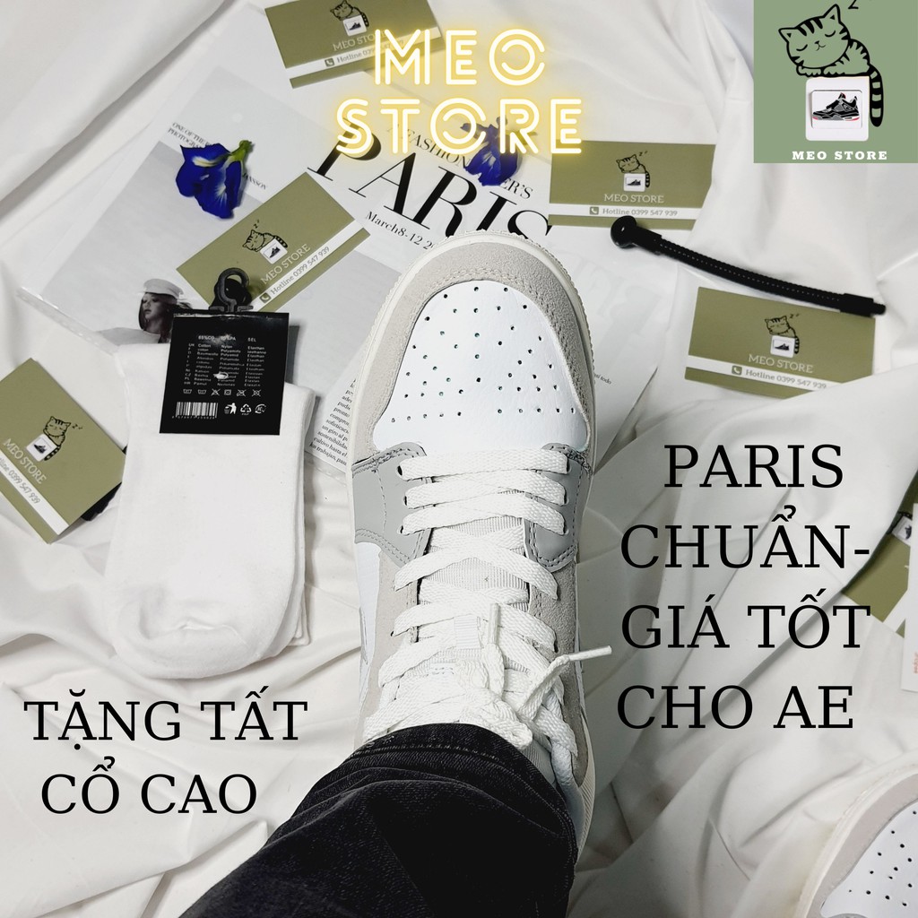 Giày jd paris, giày jordan paris, jd1 cổ thấp nam nữ, full bill-hôp-hộp bảo vệ, đủ size từ 36-43.