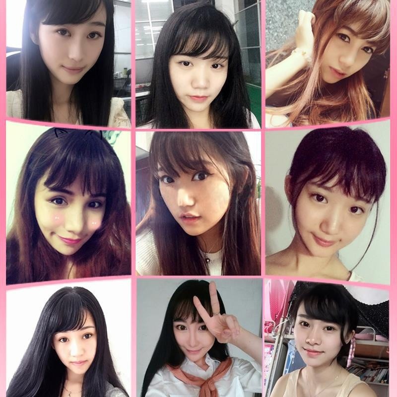 Bộ tóc mái giả
