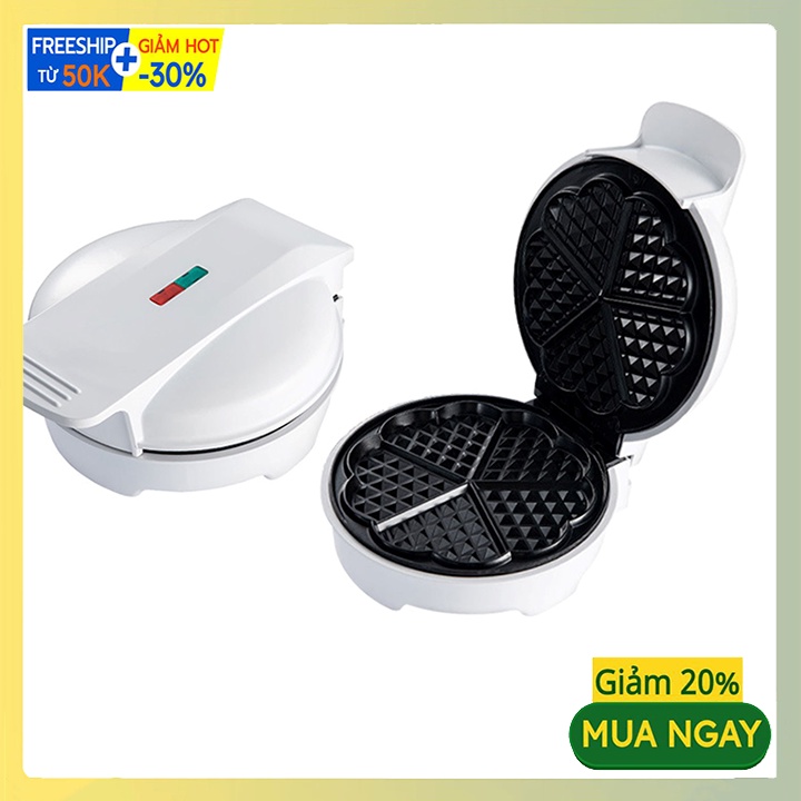 Máy Làm Bánh Waffle - Máy Bánh Kẹp Sokany Chính Hãng