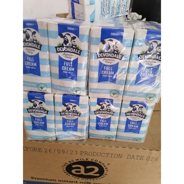 Sữa úc devondale 200ml date t4.2024 bao bì mới