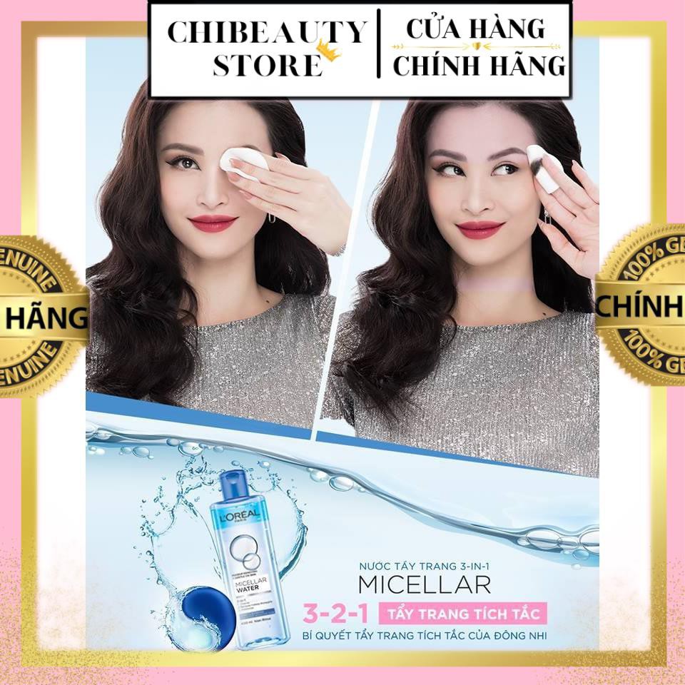 Nước Tẩy Trang Loreal Paris 3-in-1 Micellar Water 5.0