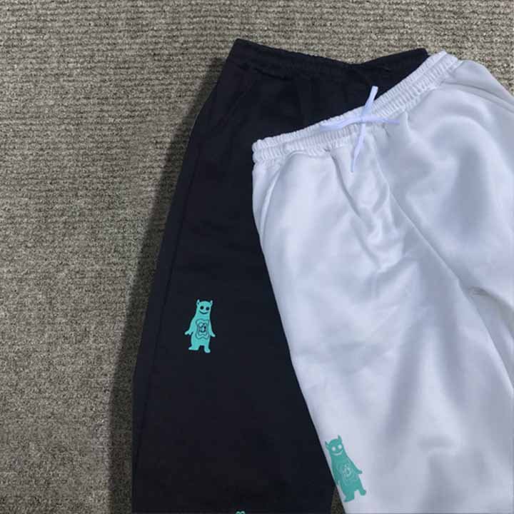 Quần ống rộng xuông ⚡️ VIDEO + ẢNH THẬT ⚡️ quan nỉ unisex nam nữ hoạt hình chất liệu mềm mịn mẫu mới